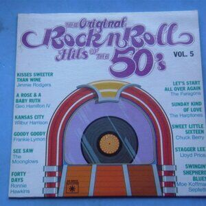Original Rock N' Roll Hits Of The 50's Vol. 5 mint 1982 lp - pop r&b jukebox